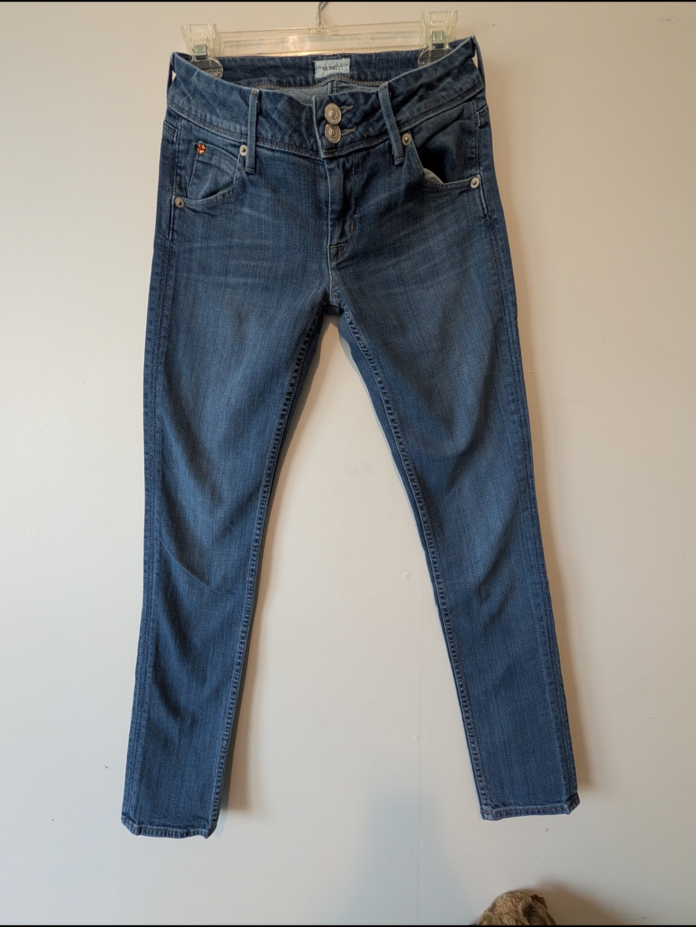 Hudson Classic Mid-Blue Women’s Slim Jeans